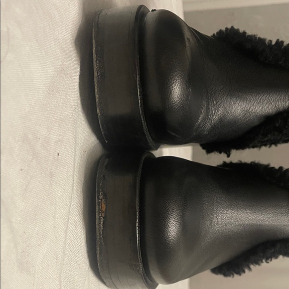 Simon Miller x Free People Low Raid Shearling Boots - Picture 4 of 6